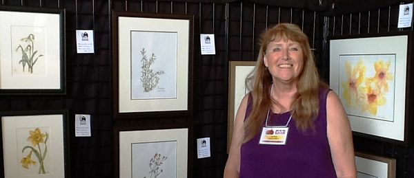 Jacki Coldrey at the Art in the Barn show