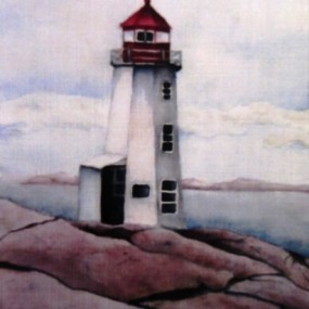 Peggy's Cove Lighthouse by Jackie Coldrey